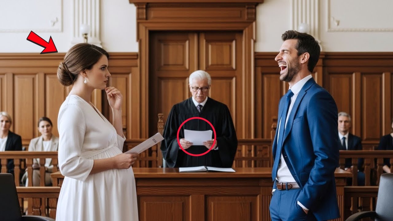The CEO Mocked Her as His Pregnant Wife Walked Away Penniless — Until the Judge Read Her Last Name A