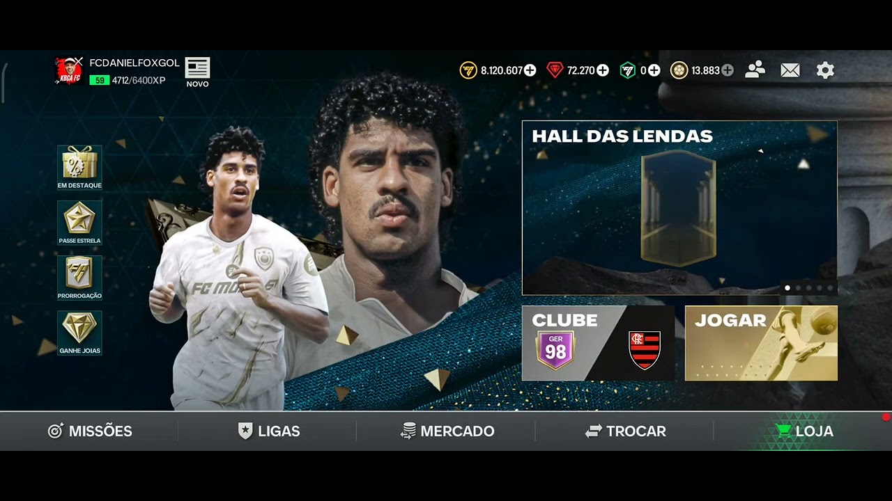 Missões de juramento... Serei o melhor! FC mobile