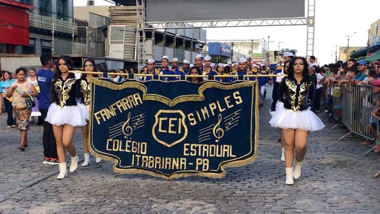 BANDA MARCIAL CEI DE  ITABAIANA EM PEDRAS DE FOGO