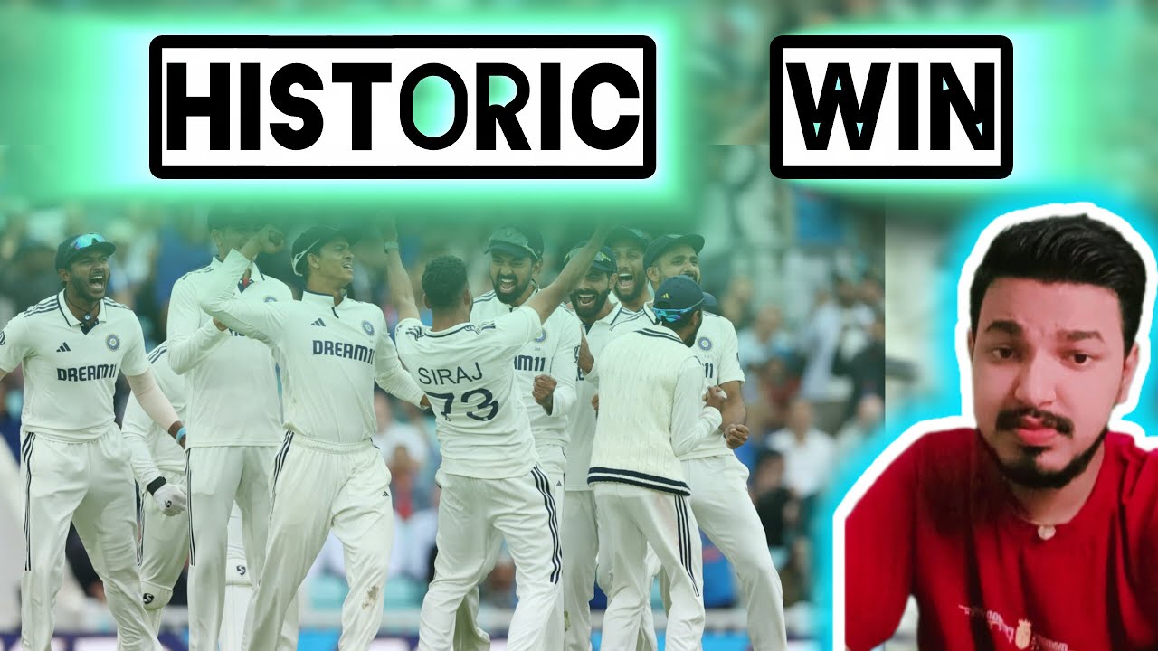 Historic WIN for 🇮🇳 At The Oval | #mrharsh | #ENGvsIND