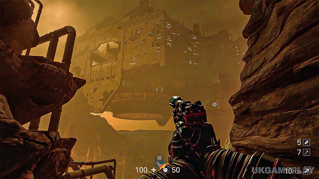 Gameplay of how B J Blazkowicz Went into Space (To the Venus) | Wolfenstein 2: The New Colossus