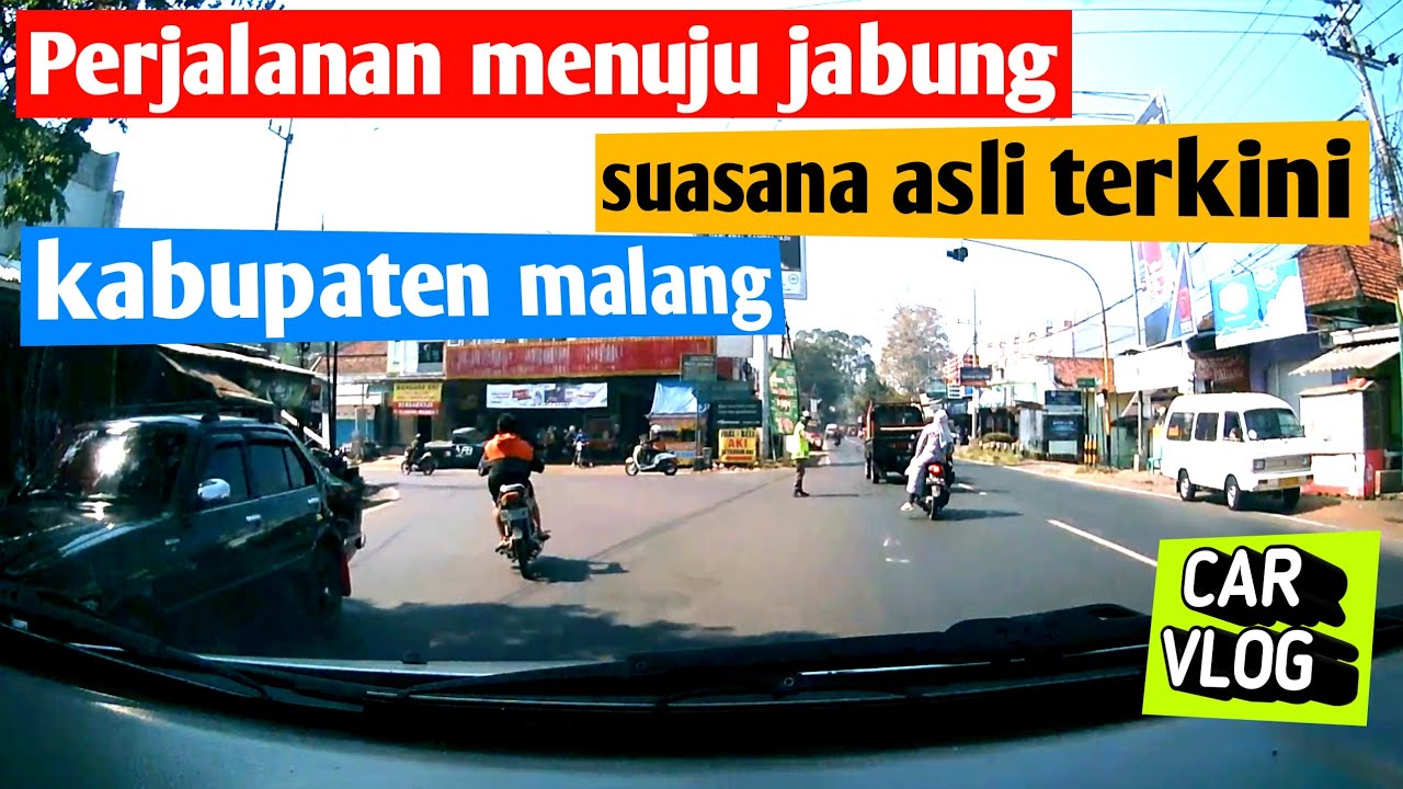 Perjalanan menuju jabung kabupaten malang | suasana asli.