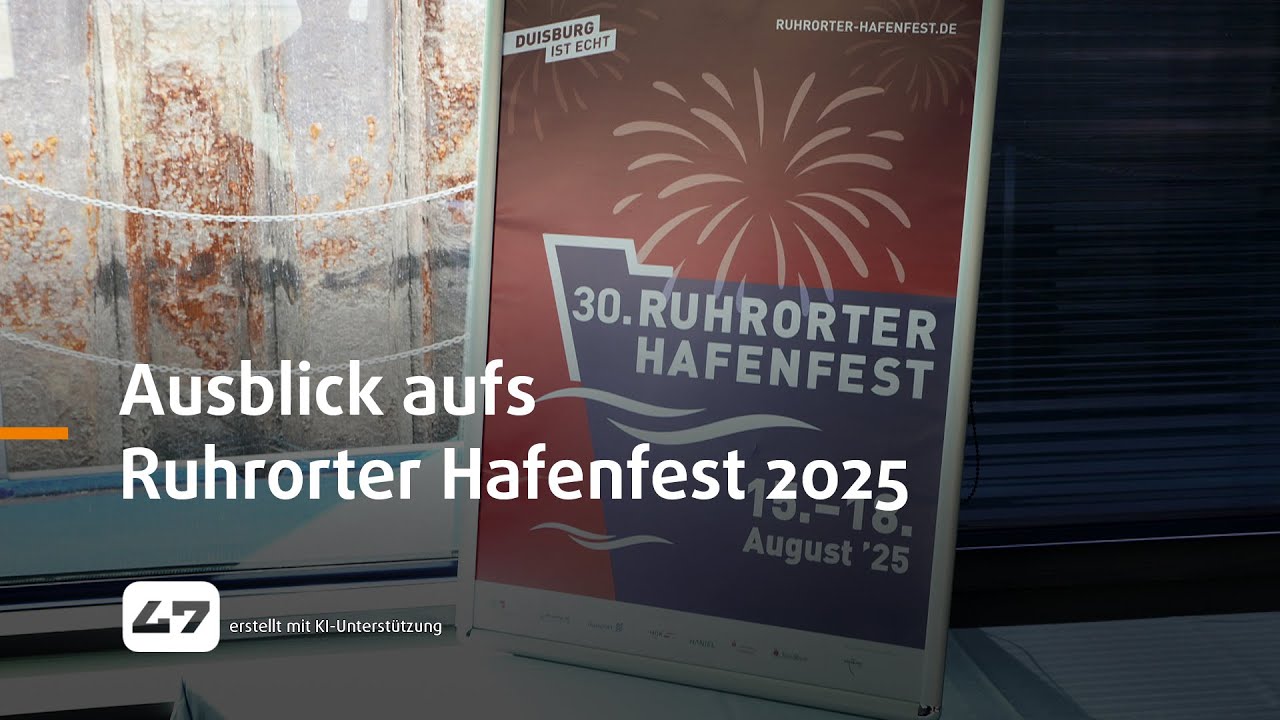 STUDIO 47 .live | AUSBLICK AUFS RUHRORTER HAFENFEST 2025