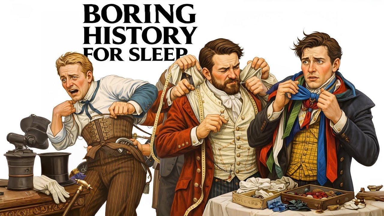 🕯️🎩👔 When Men’s Fashion Was Ridiculously Complicated 😴 | History for Sleep
