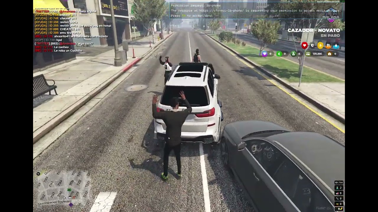 Admin Abuse en Malaga Fivem