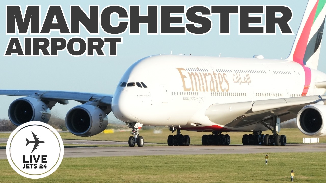 🔴Manchester Airport Live - Plane Spotting