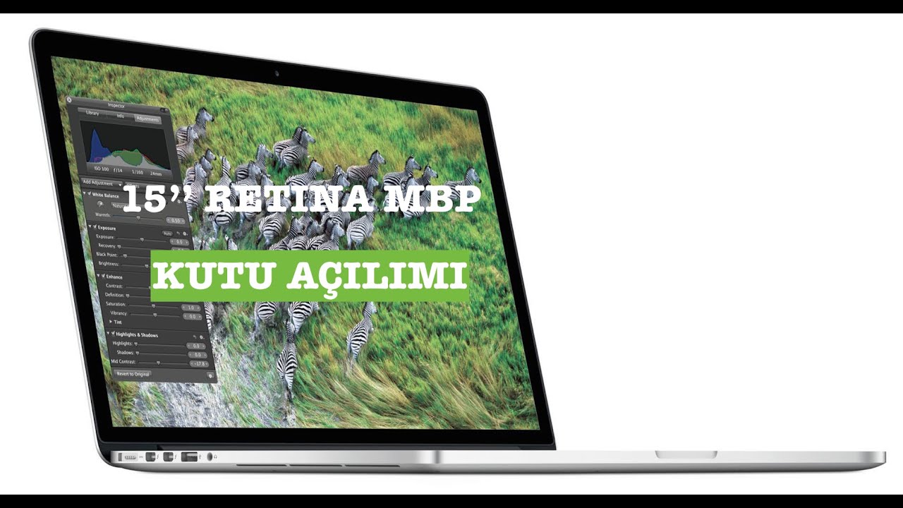 Apple 15'' Retina MacBook Pro -Kutu Açılımı- Kurulumu (2014'ten kalma)