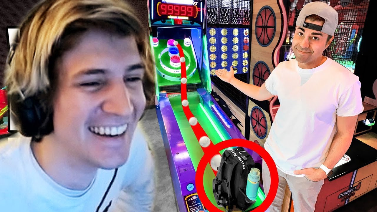 xQc Reacts to Beating 5 Scam Arcade Games with Science | Mark Rober