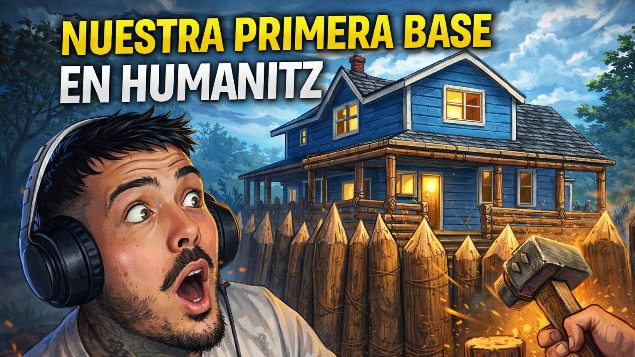 🏠🪵 NUESTRA PRIMERA BASE EN #humanitz  🧟‍♂️🔥