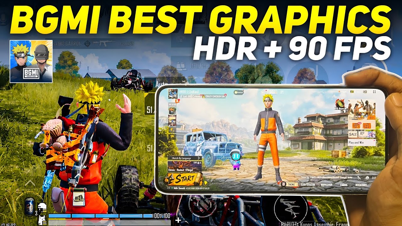 I Played Bgmi At Best Graphics Settings 🥶 HDR + 90 FPS GAMEPLAY | iQOO 13 Bgmi 4.5 Test