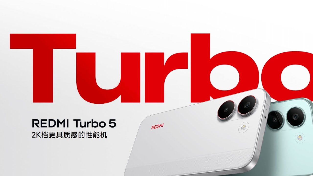 REDMI Turbo 5 ชิป Dimensity 8500 Ultra  ระดับสูง แบตเตอรี่อึด จอ AMOLED 120Hz ชาร์จเร็ว 100W