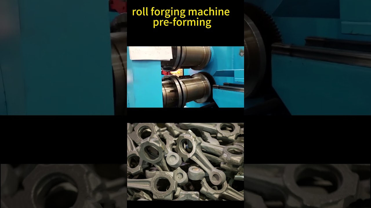 Roll forging deformation is a complex three-dimensional deformation. #rollforging # #forging