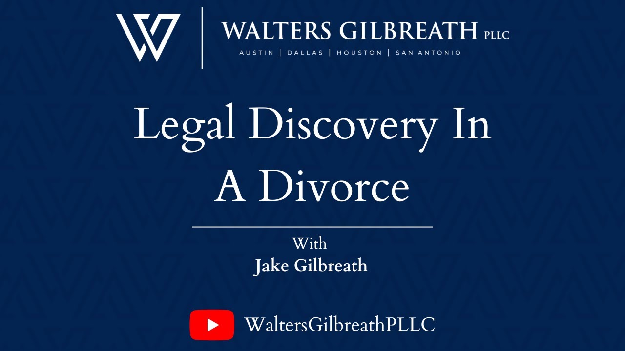 Legal Discovery In a Divorce