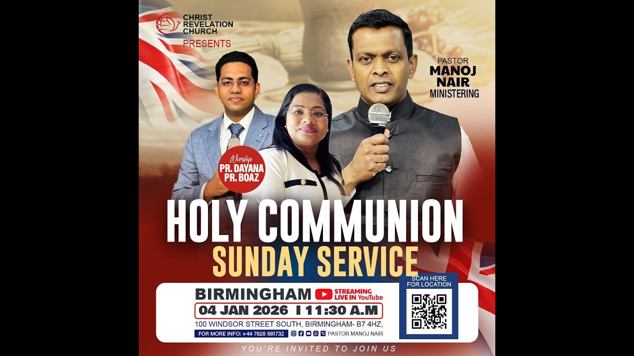 PASTOR SUJITH BABU | PASTOR MANOJ NAIR | SUNDAY SERVICE | CHRIST REVELATION CHURCH