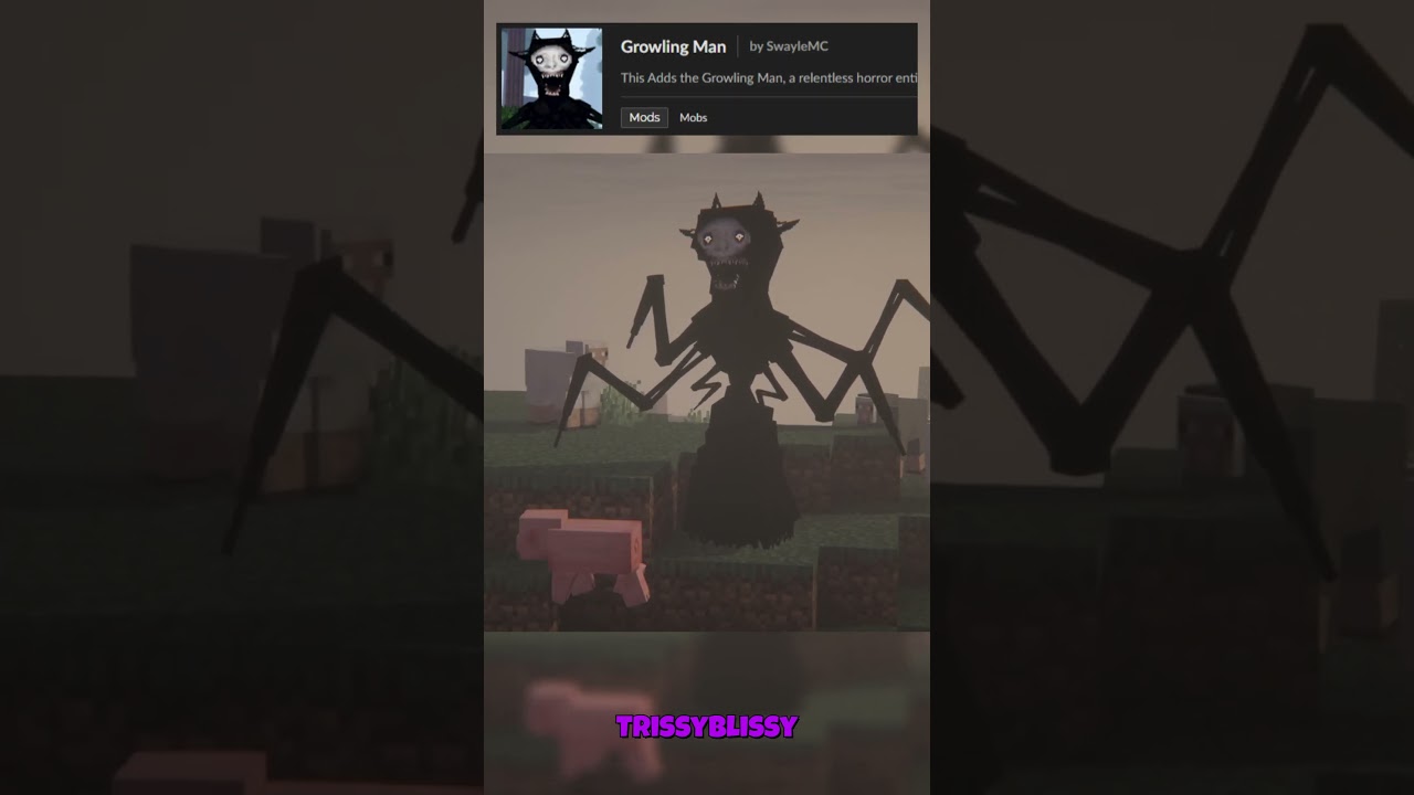 The Growling Man - Minecraft Horror Mod