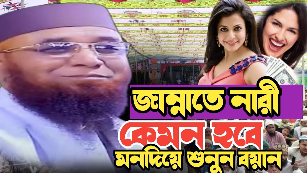 জান্নাতে নারী কেমন হবে। মুফতি নজরুল ইসলাম কাসেমী, Mufti Nazrul Islam Qasim Ghazipur waz 