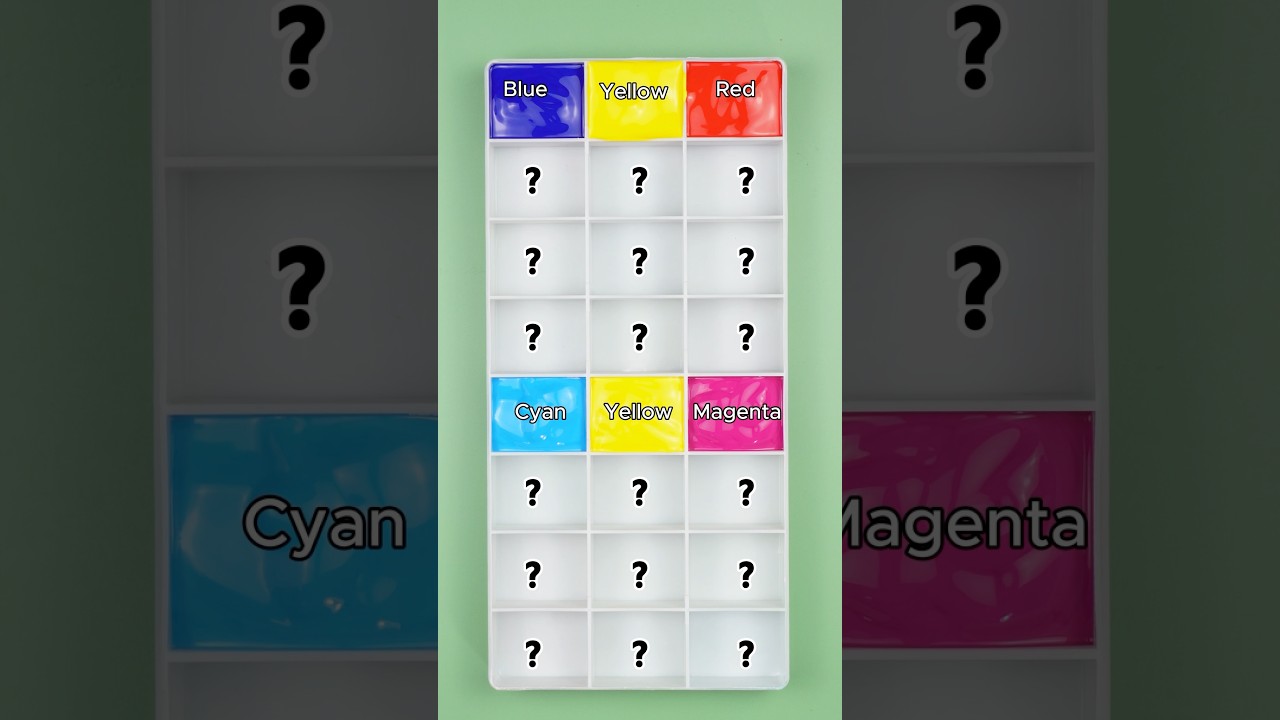 I Made 24 Colors With RYB & CMY Primary Colors