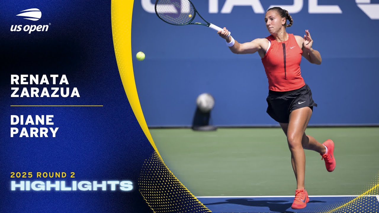 Renata Zarazua vs. Diane Parry Highlights | 2025 US Open Round 2