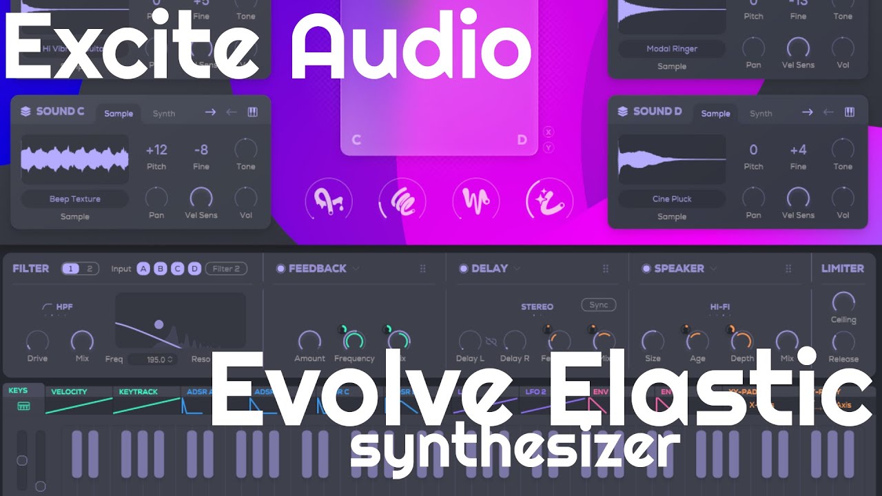 Evolve Elastic Synth by Excite Audio (No Talking)
