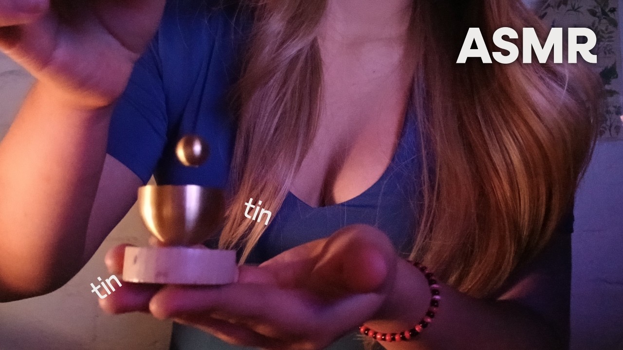 ASMR Meditación Guiada ✨ para Calmar la Mente con cuenco tibetano y diapasón