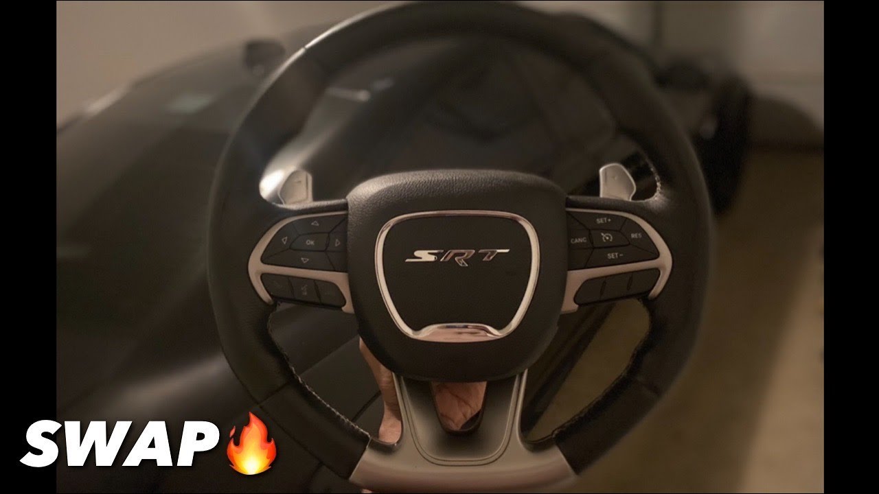 DOING A HELLCAT STEERING WHEEL SWAP ON MY WIDEBODY SCATPACK CHARGER