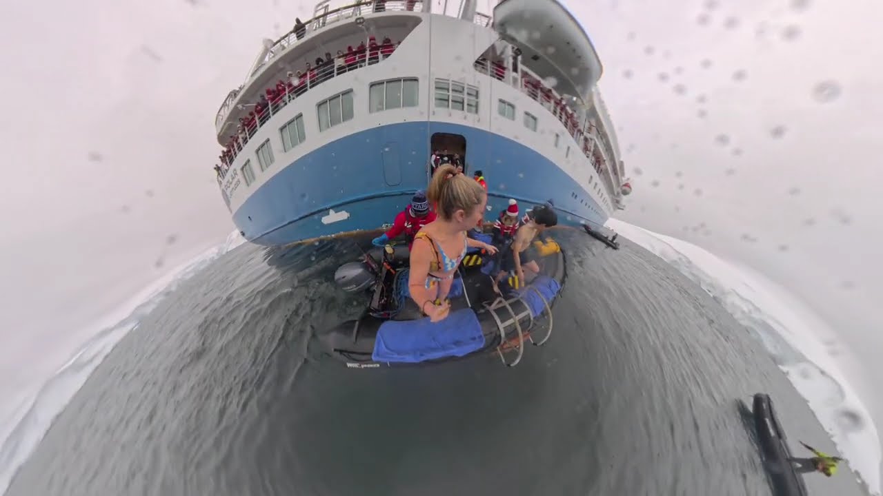 2024 Christmas Day Polar Plunge in Antarctica with Polar Latitudes
