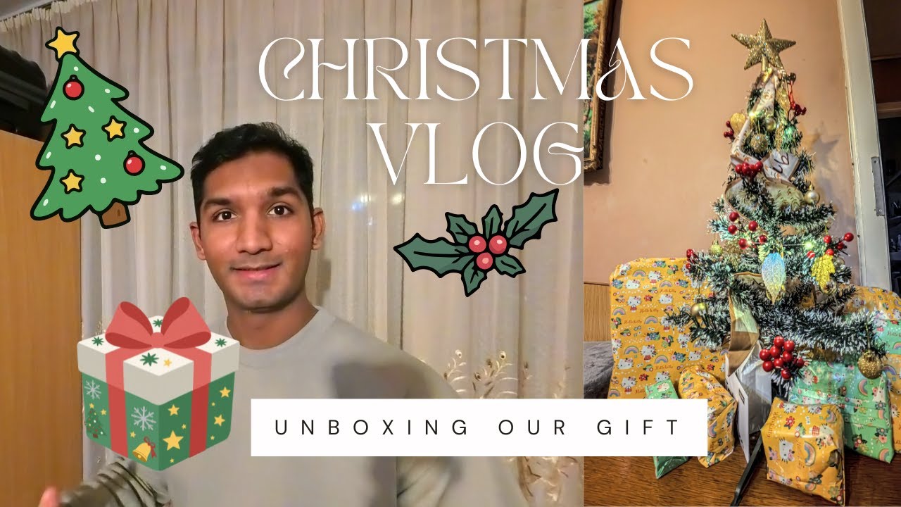 Christmas vlog || Unboxing Gifts || සිතල නත්තල් තැගි