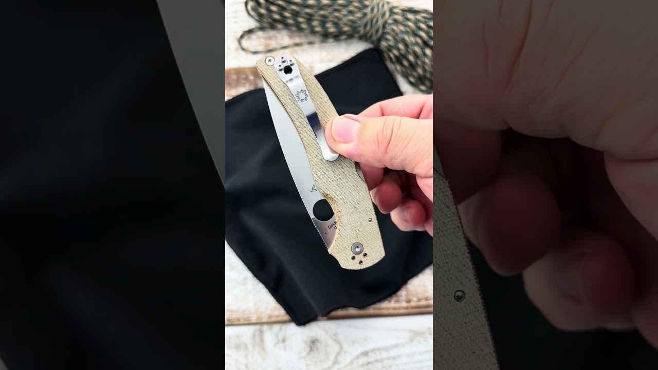 Spyderco Native Chief - Brown Micarta & CruWear - 