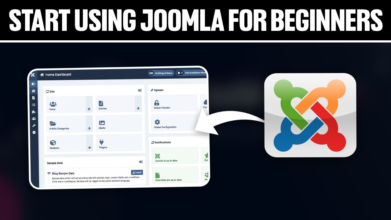 How To Start Using Joomla For Beginners ! (Full Tutorial)