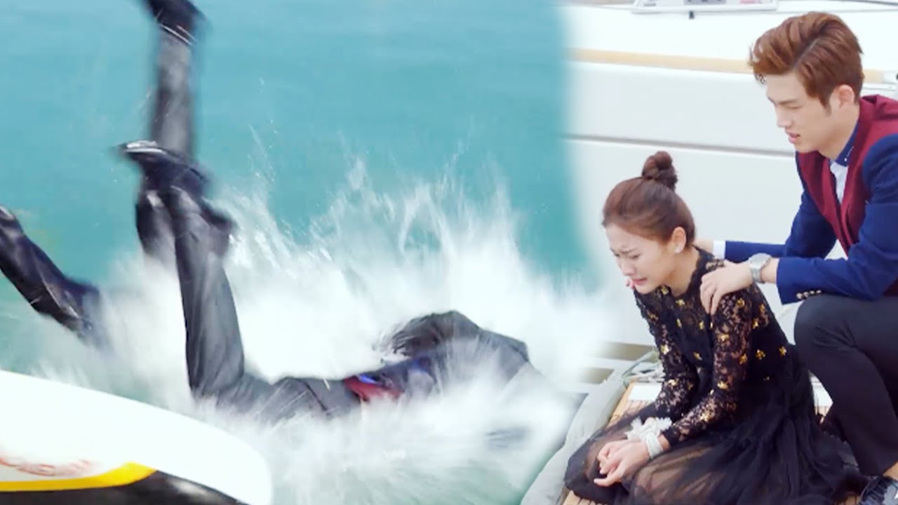 🪄To protect pregnant Cinderella, president hugged the kidnappers and rolled into the sea together!