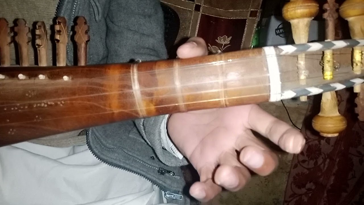 Teaching RAbab raag aiman Kalyan songs za pa ukhyaru stargo waorede janana