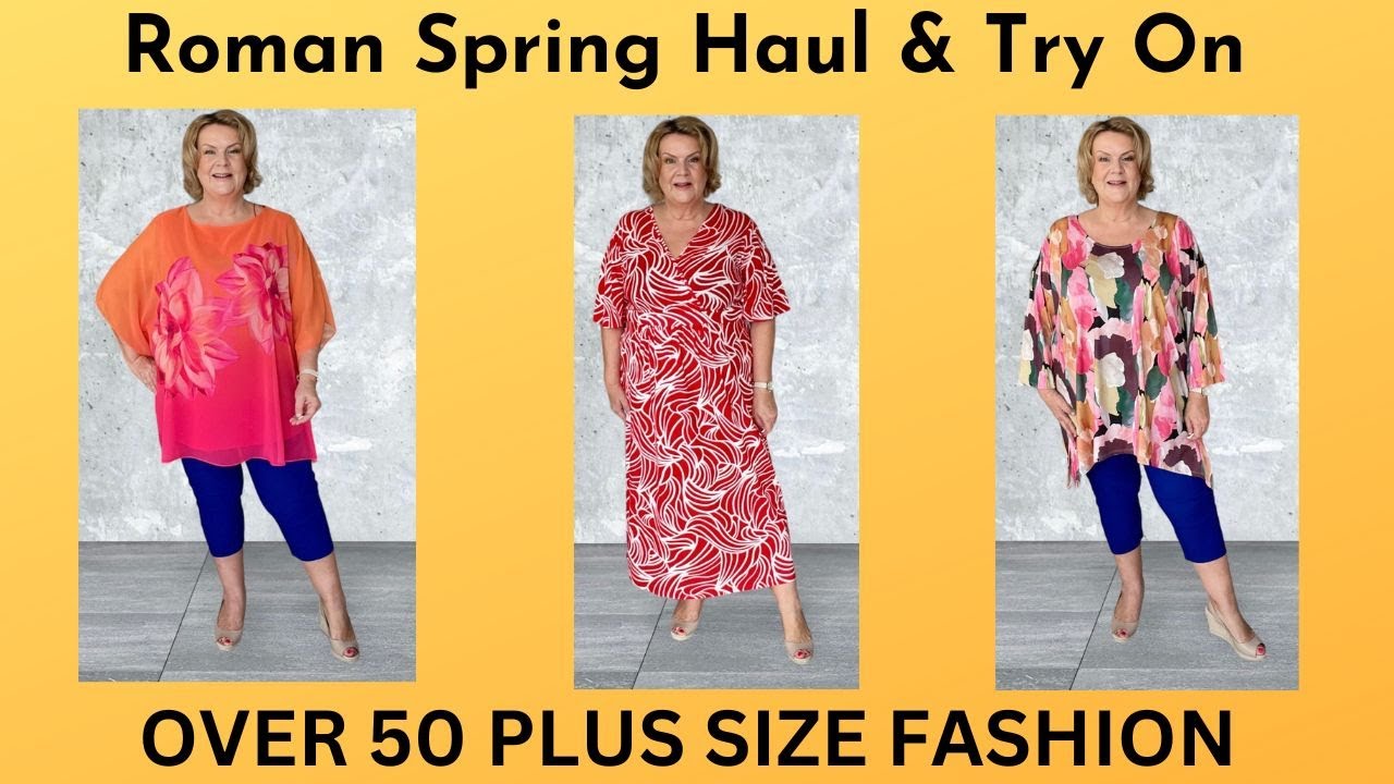 Roman Spring Haul & Try On - Over 50 Plus Size Fashion