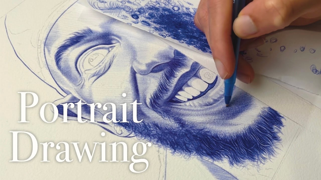 Easy PEN Portrait Drawing Tips