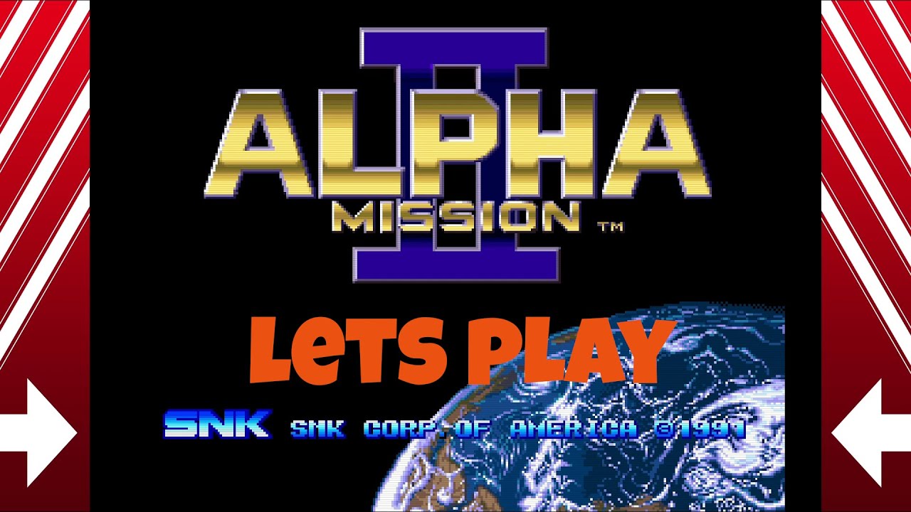 Alpha Mission 2 (1991) - Deutsch - NeoGeo - Komplettes Spiel - Longplay