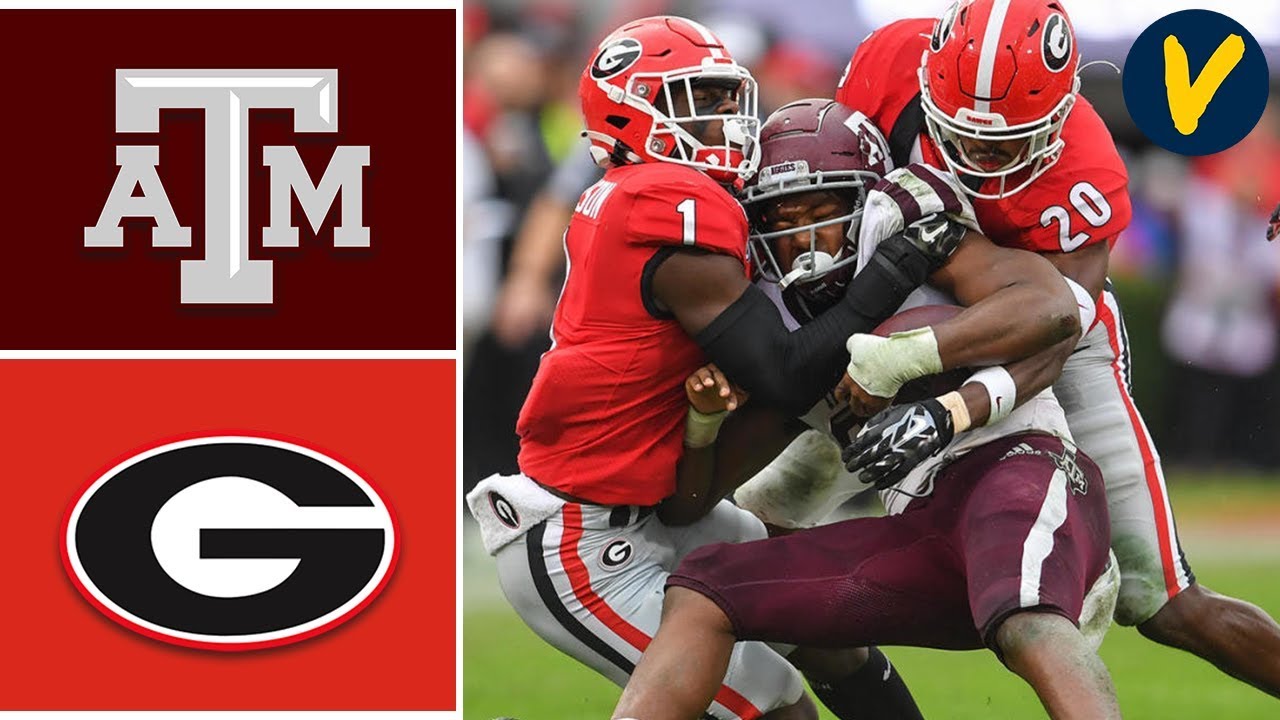 Texas A&M vs #4 Georgia Highlights | Week 13 | College Football 2019