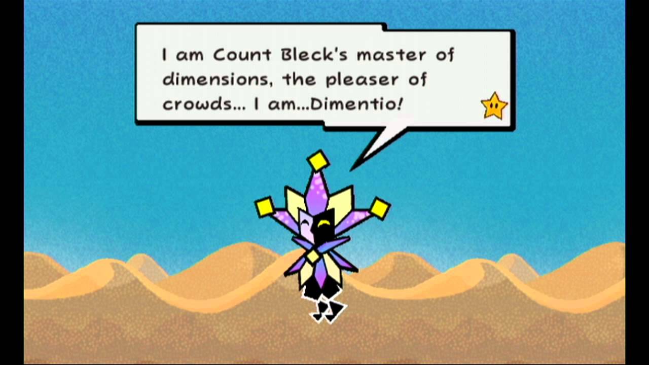 Super Paper Mario: Dimentio Fries Fracktail