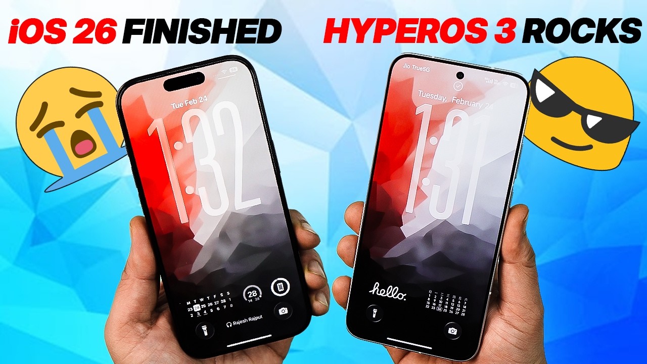 Apple is PANICKING! 😱 HyperOS 3 Theme Just Destroyed iOS 26 - iOS 26 vs HyperOS 3