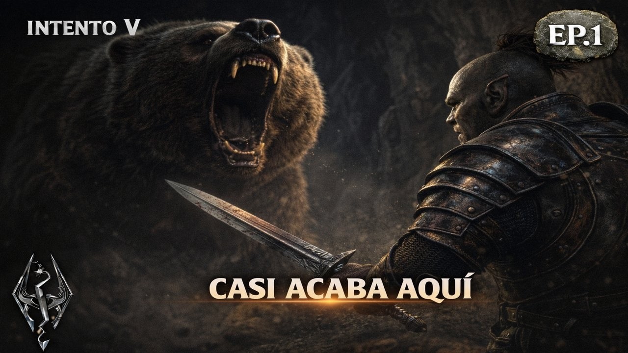 Skyrim Permadeath V 1. Casi acaba aquí 
