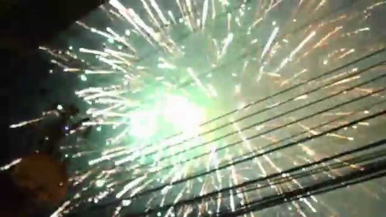 Queima de fogos da Santa Rita de Cássia 2015