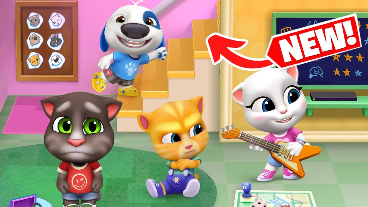 What's on Upstairs? My Talking Tom Friends New Second Floor Update!