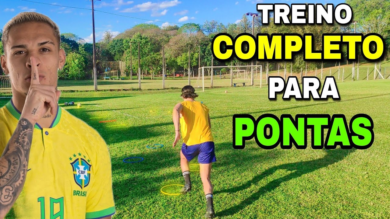 Treino para Pontas e Extremas | Velocidade, Agilidade, Condu&ccedil;&atilde;o de Bola, Drible e Finaliza&ccedil;&atilde;o