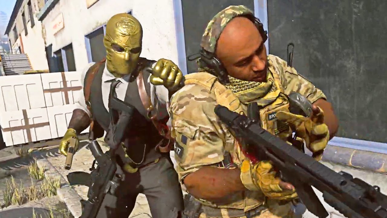 All Mace Takedowns and Finishing Moves on Raines (The Armorer Skin) - COD: Modern Warfare | 4K ULTRA