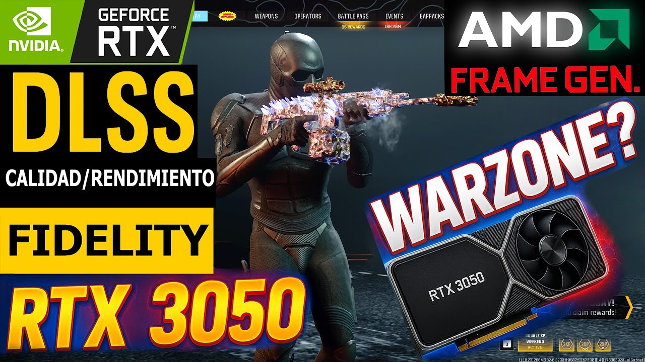 ¡ Probé TODOS los Escalados en WARZONE con mi RTX 3050 ! 😱🔥DLSS vs FIDELITY ¡ Encontré el MEJOR !