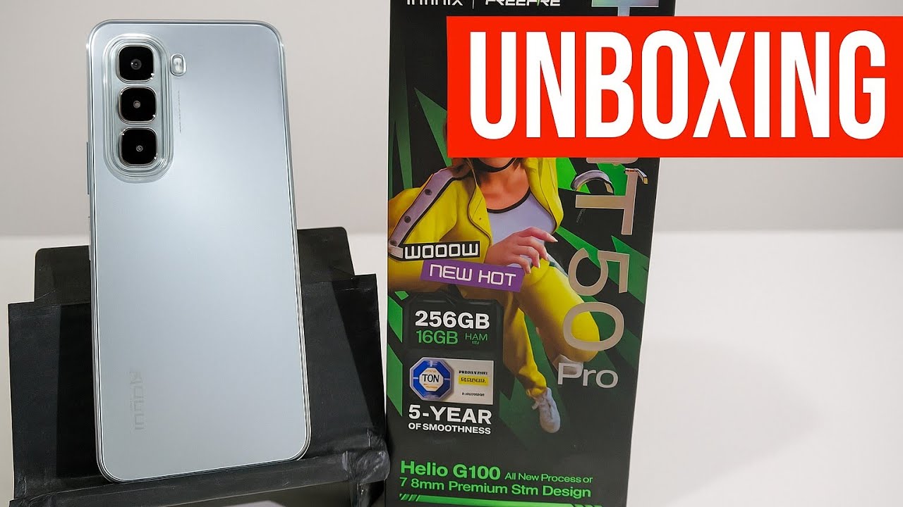 Unboxing de um dos melhores celulares gamer de entrada Infinix Hot 50 pro meu novo celular 