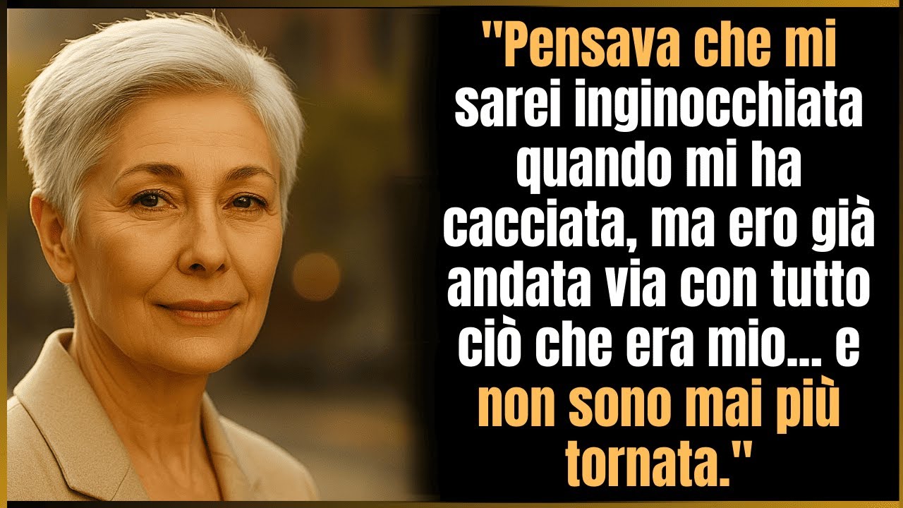 Lui pensava che avrei implorato, ma ero già andata via — con tutto.