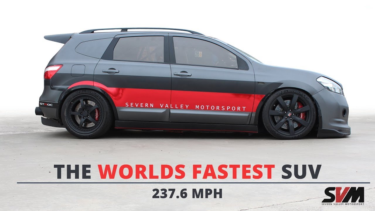 THE WORLDS FASTEST SUV - SVM Nissan Qashqai-R '2000HP' - 237.6MPH! (WORLD SUV TOP SPEED RECORD)