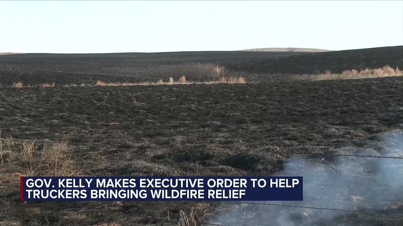 Governor’s executive order eases trucking regulations as Kansas ranchers work to deliver wildfire...