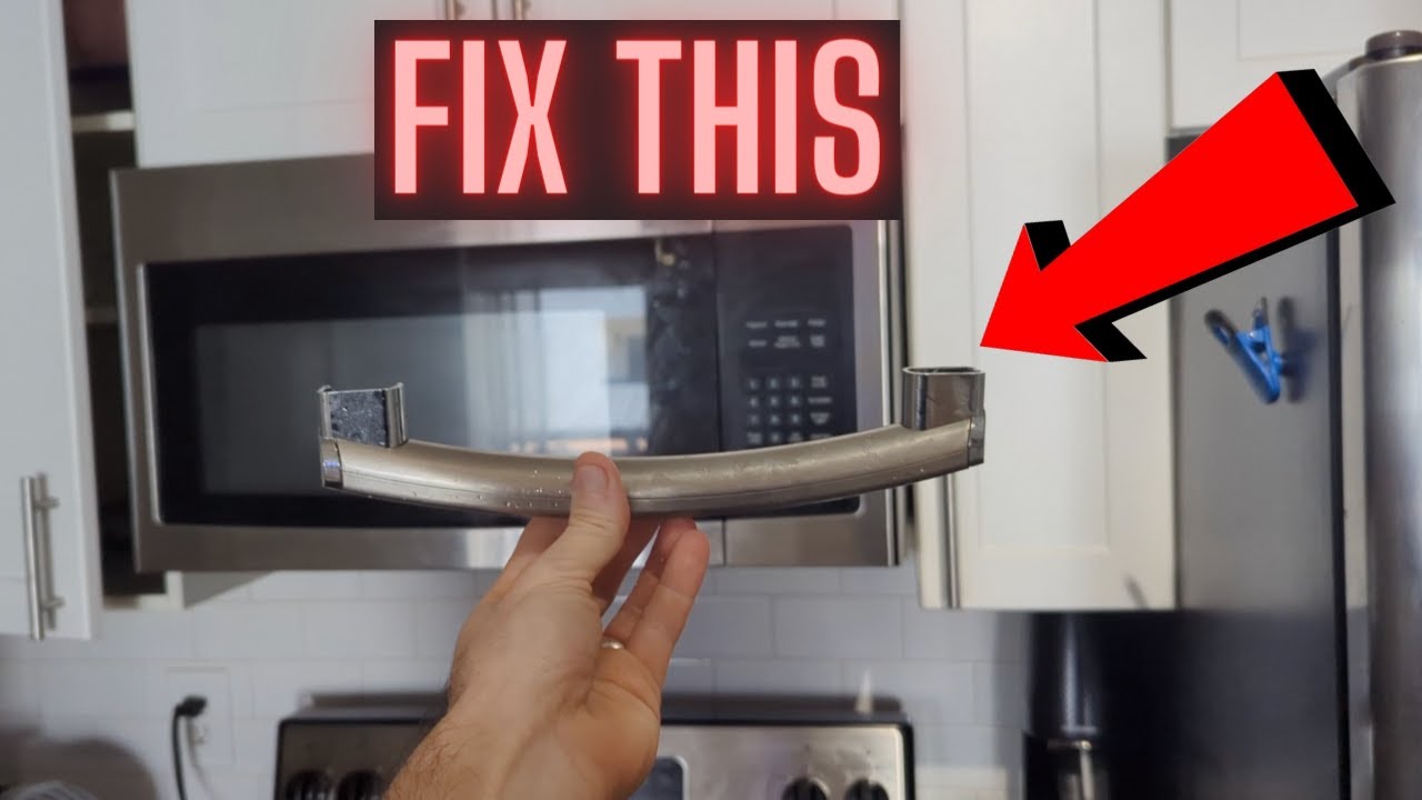 Как починить сломанную ручку дверцы микроволновой печи (GE LG Samsung Kenmore Whirlpool Frigidair...