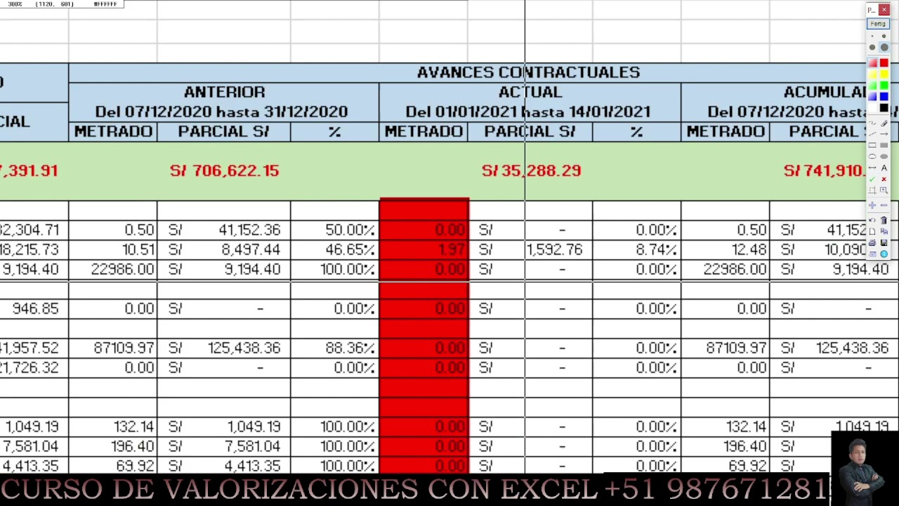 CURSO GRATUITO DE VALORIZACIONES DE OBRA 2023 CON PLANTILLA EXCEL - PRIMERA PARTE