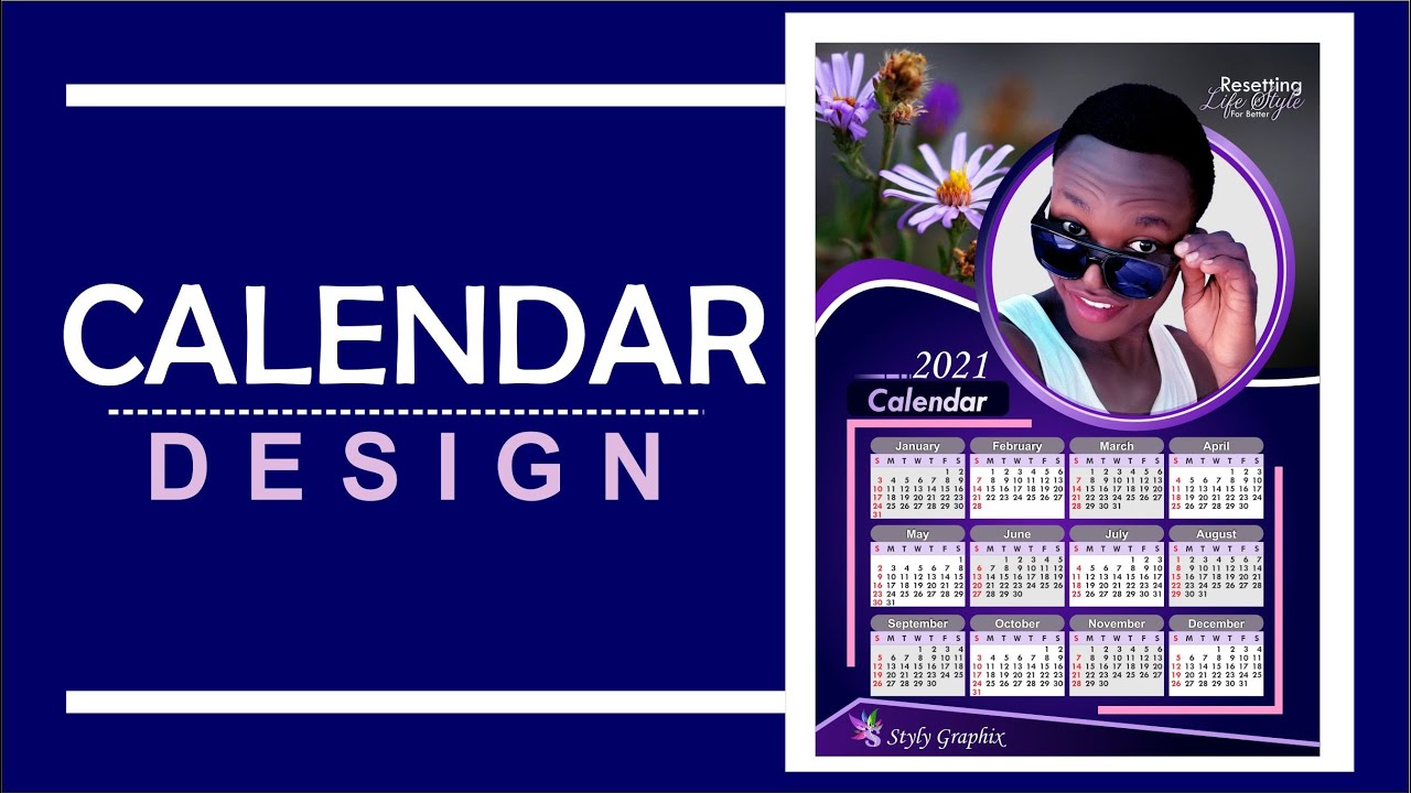 CALENDAR/ALMANAC DESIGN 2021 CORELDRAW  TUTORIAL